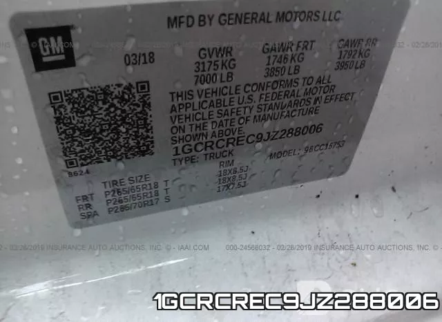 1GCRCREC9JZ288006 фото 10