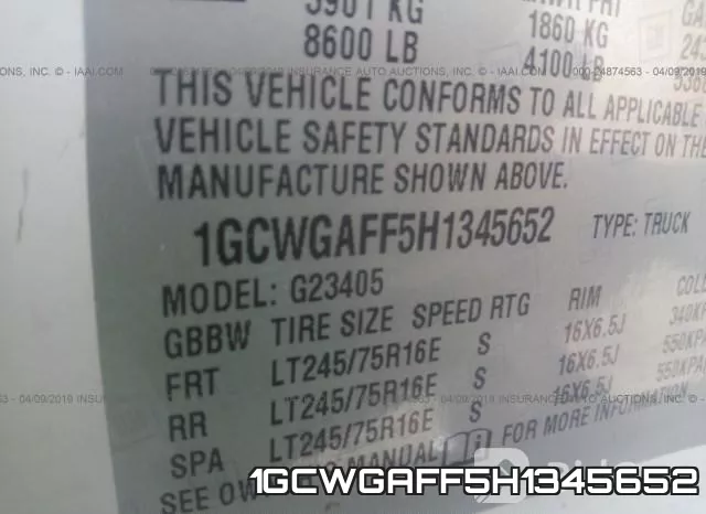 1GCWGAFF5H1345652 фото 10
