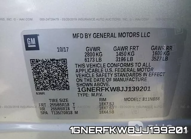 1GNERFKW8JJ139201 фото 10