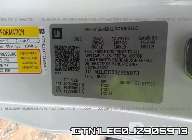 1GTN1LEC0JZ905973 фото 10