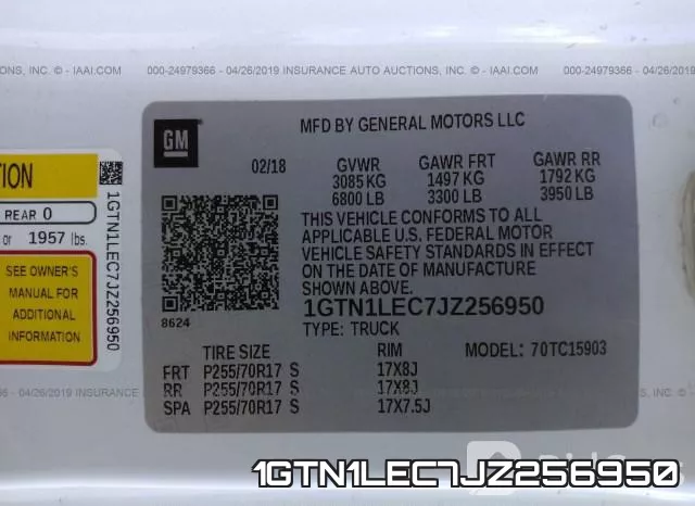 1GTN1LEC7JZ256950 фото 10