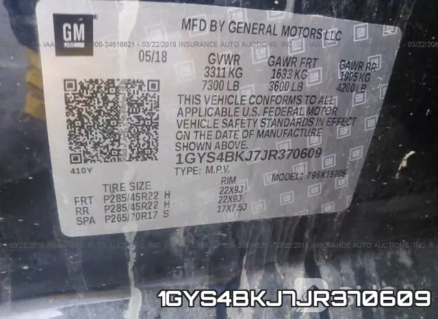 1GYS4BKJ7JR370609 фото 10