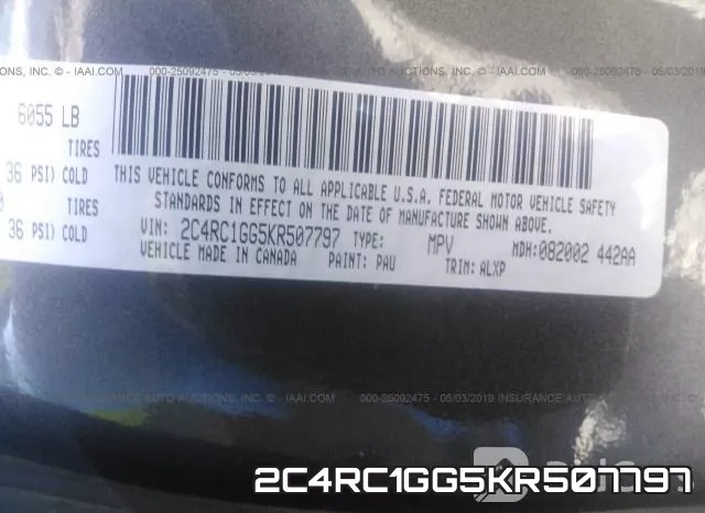 2C4RC1GG5KR507797 фото 10