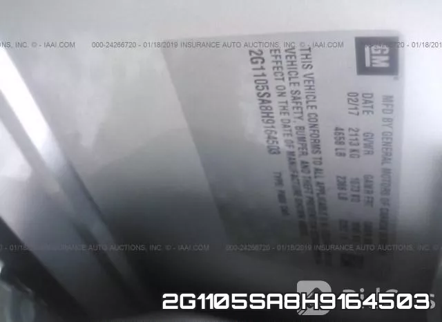 2G1105SA8H9164503 фото 10