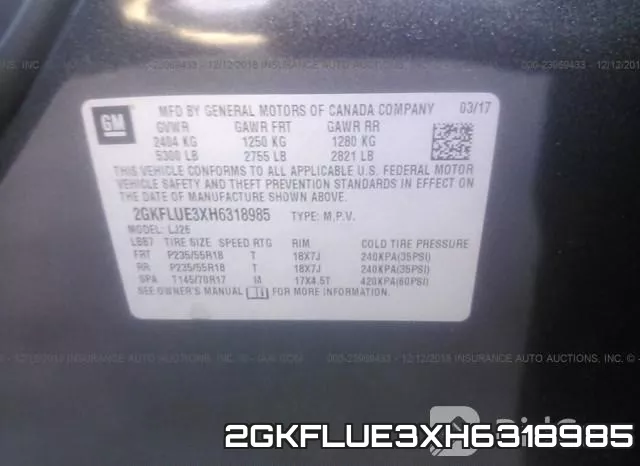 2GKFLUE3XH6318985 фото 10
