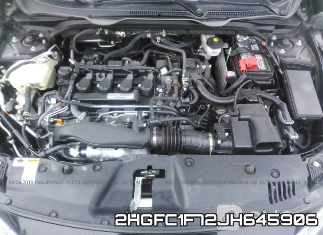 2HGFC1F72JH645906 фото 2