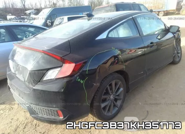 2HGFC3B37KH351773 фото 5