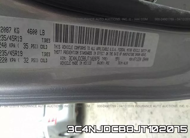 3C4NJDCB8JT102075 фото 10