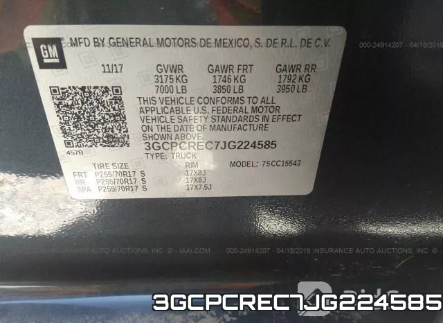 3GCPCREC7JG224585 фото 10