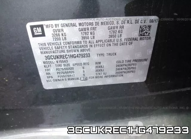 3GCUKREC1HG479233 фото 10