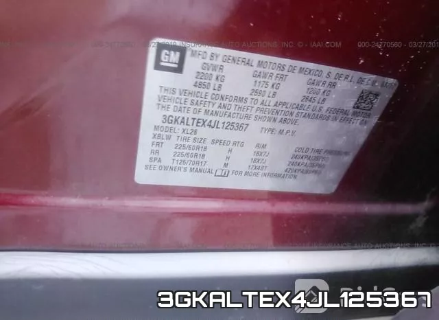 3GKALTEX4JL125367 фото 10