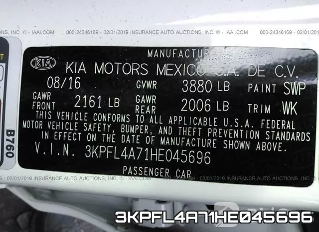 3KPFL4A71HE045696 фото 10