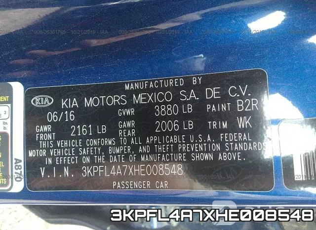 3KPFL4A7XHE008548 фото 10