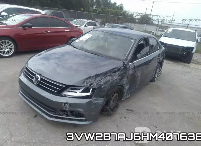 3VW2B7AJ6HM407636 фото 3