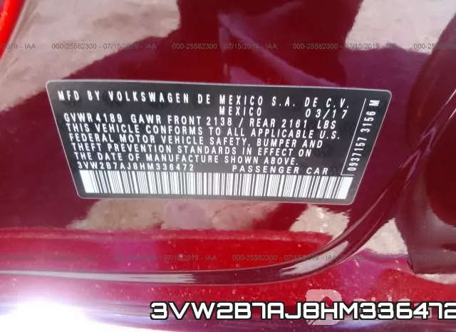 3VW2B7AJ8HM336472 фото 10