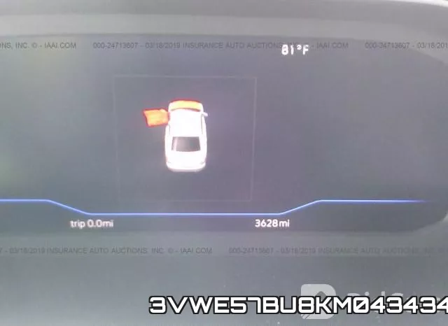 3VWE57BU8KM043434 фото 8