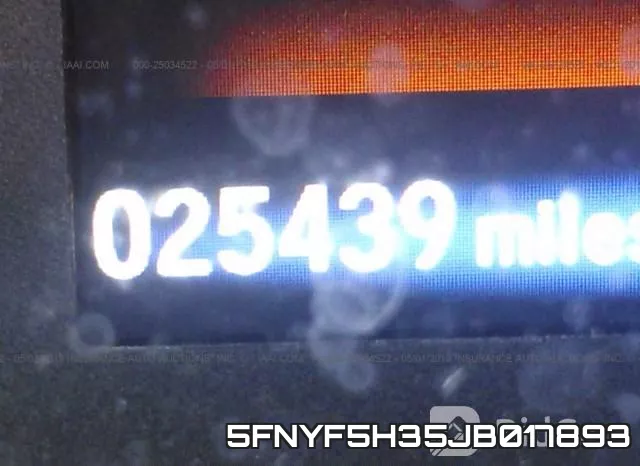 5FNYF5H35JB017893 фото 8