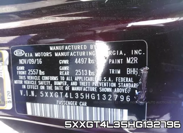 5XXGT4L35HG132796 фото 10