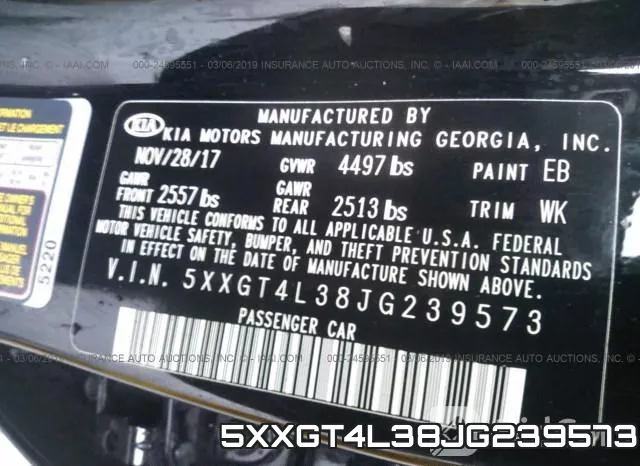 5XXGT4L38JG239573 фото 10