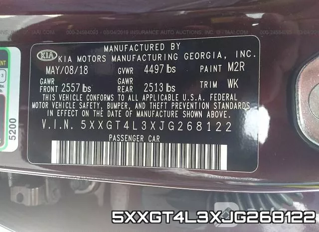 5XXGT4L3XJG268122 фото 10