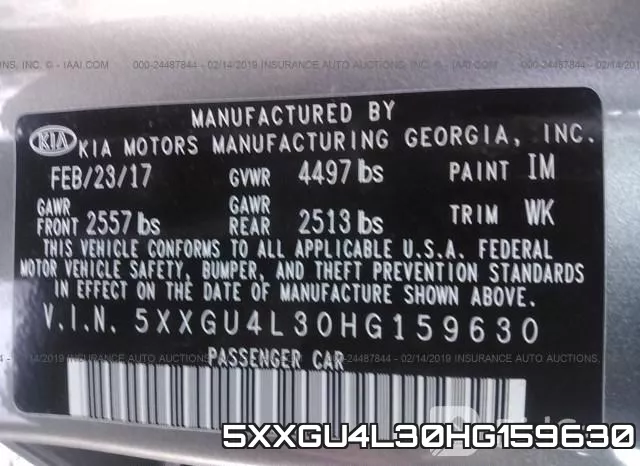 5XXGU4L30HG159630 фото 10