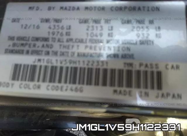 JM1GL1V59H1122331 фото 10