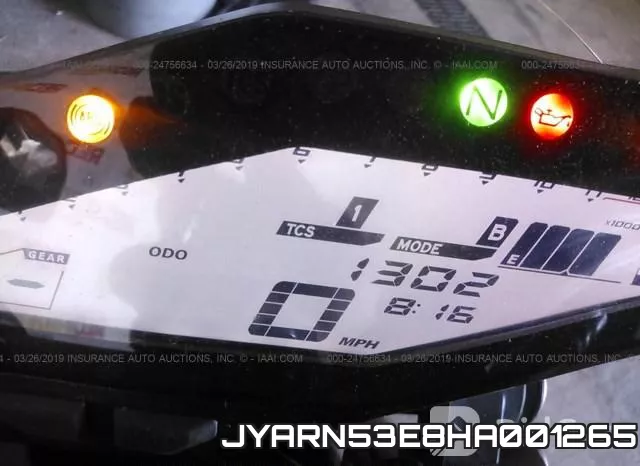 JYARN53E8HA001265 фото 8