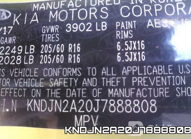 KNDJN2A20J7888808 фото 10