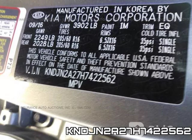 KNDJN2A27H7422562 фото 10