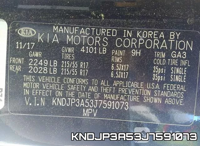 KNDJP3A53J7591073 фото 10