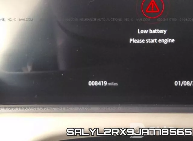 SALYL2RX9JA778565 фото 8