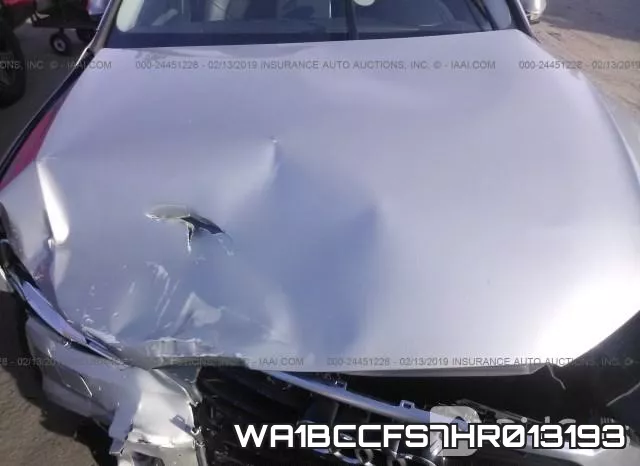 WA1BCCFS7HR013193 фото 2