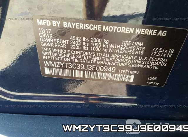 WMZYT3C39J3E00949 фото 10