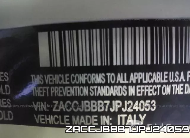 ZACCJBBB7JPJ24053 фото 10