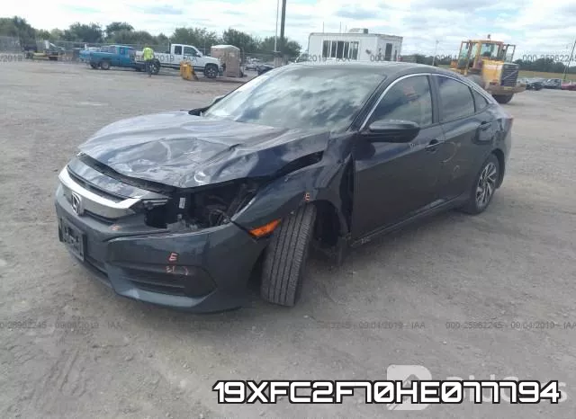 19XFC2F70HE077794 фото 3