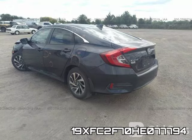 19XFC2F70HE077794 фото 4