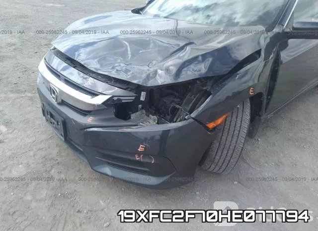 19XFC2F70HE077794 фото 7