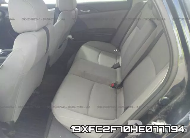 19XFC2F70HE077794 фото 9