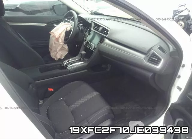 19XFC2F70JE039438 фото 6