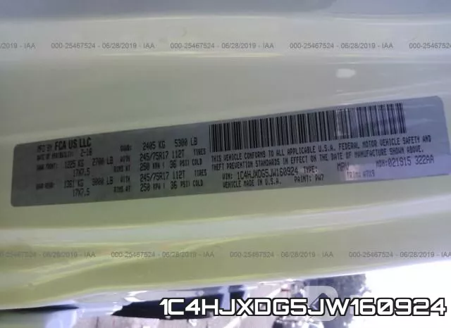 1C4HJXDG5JW160924 фото 10