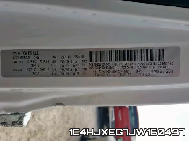 1C4HJXEG7JW160437 фото 2
