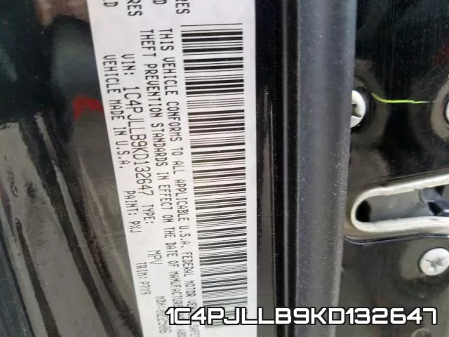 1C4PJLLB9KD132647 фото 2
