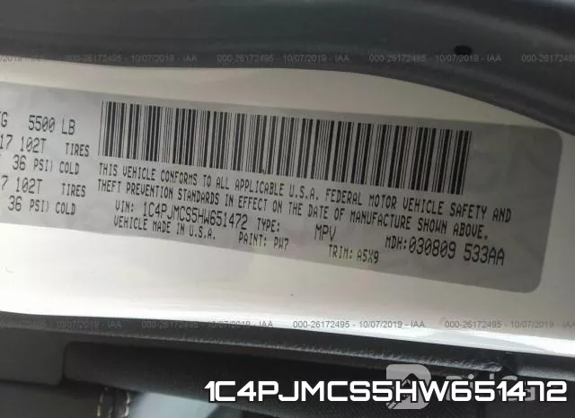 1C4PJMCS5HW651472 фото 10