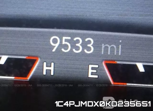 1C4PJMDX0KD235651 фото 8
