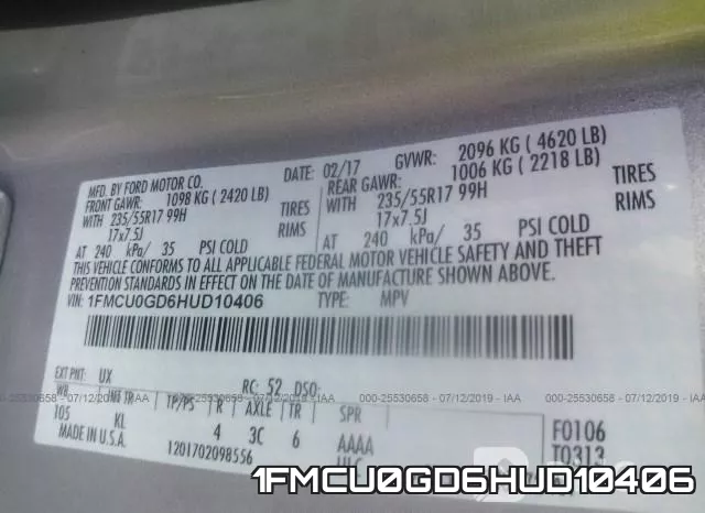 1FMCU0GD6HUD10406 фото 10