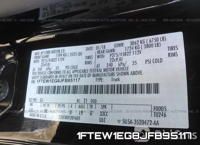 1FTEW1EG8JFB95117 фото 10
