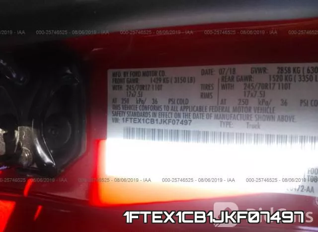 1FTEX1CB1JKF07497 фото 10