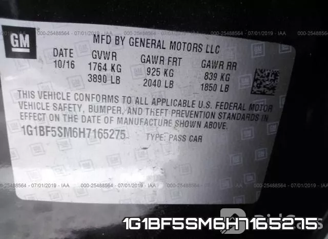 1G1BF5SM6H7165275 фото 10