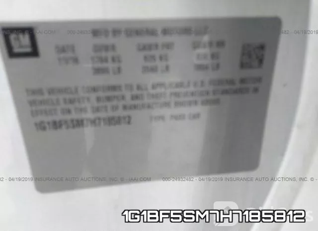 1G1BF5SM7H7185812 фото 9