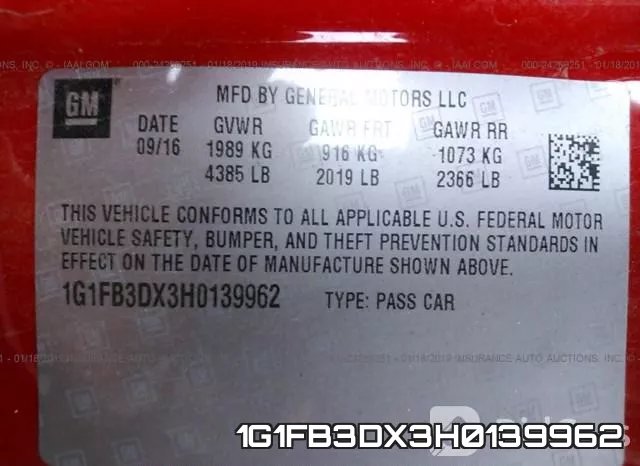 1G1FB3DX3H0139962 фото 10